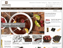 Tablet Screenshot of chocolatetradingco.com